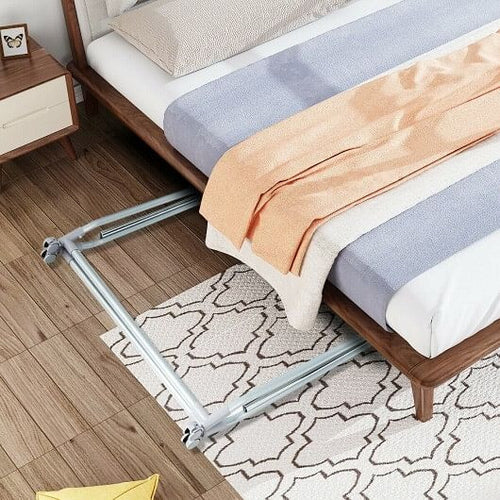Extendable Foldable Heavy Duty Clothing Coat Rack Stand with Hanging Rod-1