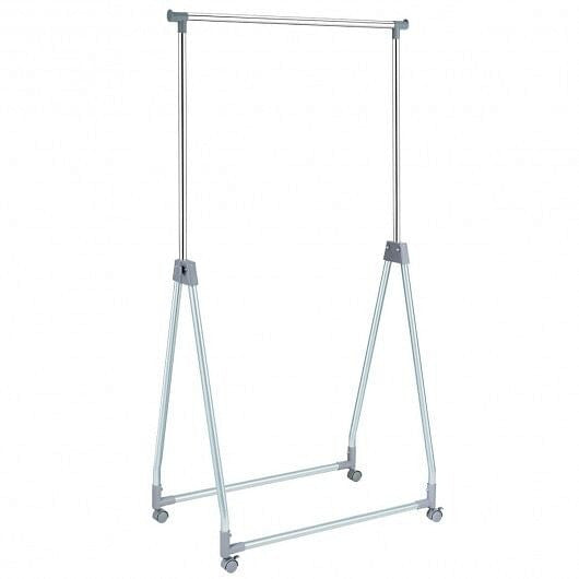 Extendable Foldable Heavy Duty Clothing Coat Rack Stand with Hanging Rod-4